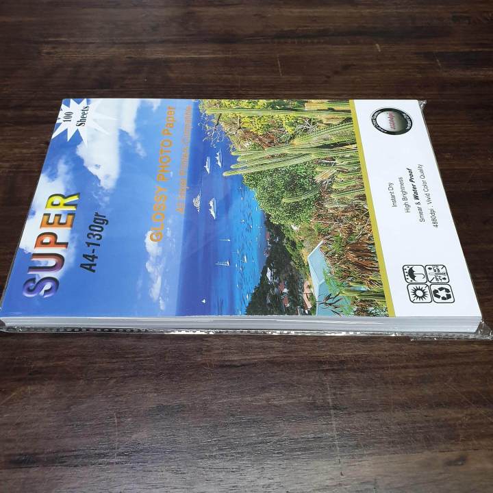 Super%20glossy%20photo%20paper%20A4%20glossy%20photo%20paper%20130%20GM%20thick%20glossy%20photo%20paper%20(100%20sheets/Ream)%20-%20Image%2010