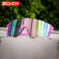 SCVCN UV400 Cycling Glasses for Men MTB Sunglasses Mountain Bike Bicycle Eyewear Women Sports Goggles Road Speed Skating.