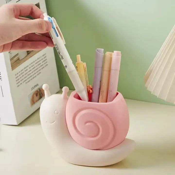 1Pc%20Snail-Shaped%20Pen%20Holder%20ABS%20Multi-Functional%20Desk%20Organizer%20Pencil%20Storage%20Desktop%20Stationery%20Container%20Makeup%20Brush%20Holder%20pen%20gpt%20-%20Image%202