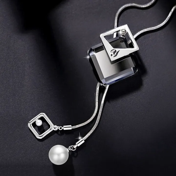 Fashion%20Collier%20Femme%20Gray%20Long%20Crystal%20Necklaces&Pendants%20for%20Women%20Round%20Statement%20Necklace%20Maxi%20Colar%20Chain%20Jewelry%20-%20Image%207