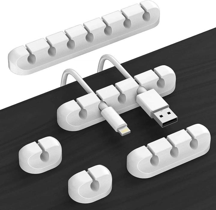 Cable Holder Clips Cable Management Cord Organizer Clips Silicone For ...