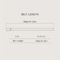 1PC Men's Business Belt Smooth Buckle Leisure Belt Jeans Belt Suit Pants Belt. 