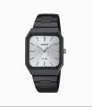 Casio Black Addition , Analog Stainless Steel strap men’s  Quartz watch. 