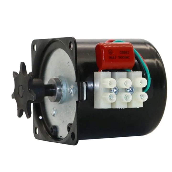 220V AC /18w/2.5 rpm Low Noise Gearbox Electric Motor 50HZ 60HZ High Torque Low Speed AC synchronous motor 68KTYZ For Eggs Incubator