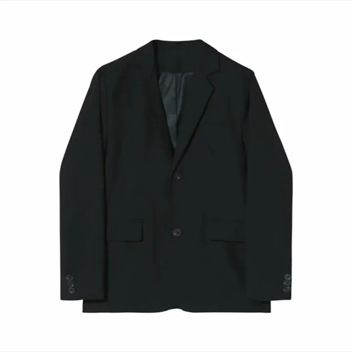 Menswear%20Classic%20Blazer%20Mens%20Casual%20Lightweight%20Jacket%20Autumn%20Korean%20Style%20Black%20Coat%20Fashion%20High%20Street%20Single-breasted%20Blazer%20-%20Image%207