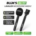 WKSHOP BLUK’S BX-117 Lavalier Microphone Handle Accessories | Professional Mic Handle for Lavalier & Clip Microphones | Noise Reduction Grip | Durable Lightweight Design | Ideal for Vlogging, Interviews, YouTube, TikTok, Podcasting & Content Creation. 
