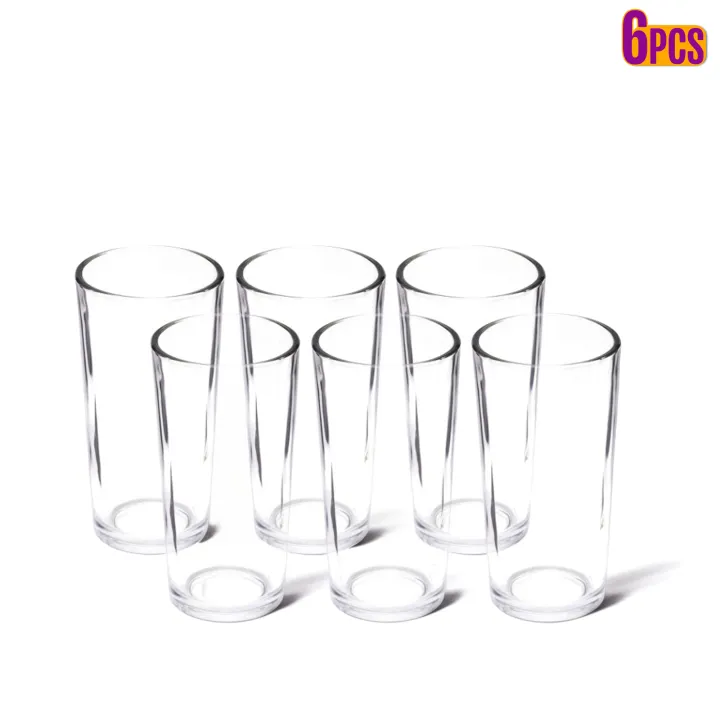 Bengal%20Glass%20%7C%20Alanya%206%20Piece%20Glass%20Tumbler%20Set%20%7C%20260%20ml%20Clear%20Drinking%20Glasses%20-%20Image%202