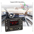 DC 5V 12V Bluetooth 5.0 MP3 WMA WAV APE Decoder Board Hands-free Car Audio Microphone USB TF FM Radio Mp3 Music Player Speaker. 