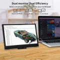 AHXJKA 11.6 inch Portable monitor 1366X768 display Gaming Monitor for Pc Raspberry Pi Laptop PS4 Xbox360 switch HDMI-Compatible.