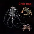 8 Rings Catching Tool Stainless Steel Durable Bait Cage Nylon Thread Fish Cage Feeder Crab Lobster Shrimp Crayfish. 