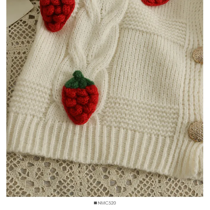Strawberry%20Cardigan%20Sweater%20Chunky%20Knit%20Button%20Front%20Cute%20Strawberry%20Soft%20Sweet%20Sweaters%20Jacket%20Teen-girl%20Women%20Fairycore%20Outfit%20-%20Image%206