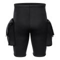 Men Wetsuit Shorts 3mm Neoprene Diving Shorts with Pocket Man Surfing Pants for Water Sports Swimming Snorkeling Boating Scuba. 