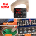 30V 5A Lab DC Power Supply Adjustable AC100-240V Mini Variable Switch Digital Bench Voltage Regulator Home Appliance Maintenance. 