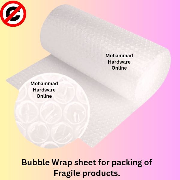 bubble wrap for packing fragile products made from 100% pure plastic.