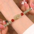 Summer Valentine's Day Gift Love Heart Jade Beads Charm Bracelet for Women Girl Fashion Natural Bracelet To Love Jewelry Gifts.