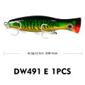 PRO BEROS Big Popper Wobbler Fishing Lure Floating Bait 43g Topwater Lure Whopper Saltwater Lures Isca Artificial Pike Tackle. 