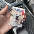 1pc Photo Car Visor Clip, Photo Car Decoration, Polaroid Photo for Car, Couples Gift, Valentine's Day gift, Wallet Photo Holder.