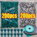 10/300PCS Auto Door Panel Clip with Seal Ring Auto Fastener Rivet Bumper Clip Retainer Car Interior Retaining Accessories.