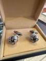 Cufflink golden colour + gold plated (different colours available). 