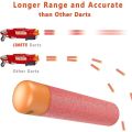 Mega Darts 30 PCS Refill Pack Compatible Mega Bullets For Nerf N-Strike Mega Series Blasters Toy Gun - Red And Blue Foam Darts. 