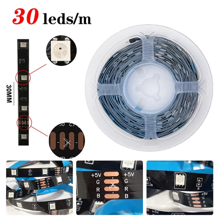 Smart%20TV%20Led%20Strip%20Lights%20Rgb5050%20Tv%20Backlight%20Led%20Tape%20Light%205V%20Flexible%20Led%20Lighting%20Strips%2024%20key%20Led%20Strip%20Remote%20Rgb%20lightify%20-%20Image%202