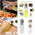 Stainless Steel Glass Oil Spray Bottle Pump for Oil-Control Kitchen Olive Oil-Sprayer Pot Bottle Dispenser Gadget Cooking Tools For BBQ,Baking,Frying,Salad. 