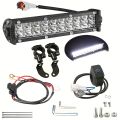 LED Headlight Light Bar Lighting Kit For Yamaha YZ250F Honda Suzuki 7/8” Motocross Handlebars Dirt Bike Off Road 60W Hight Lamp. 