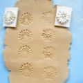 2Pcs Boho Wildflower Clay Stamps Dandelion Flower DesignTexture Molds for Polymer Clay Pottery Ceramic Decor Crafts.