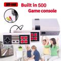 Mini TV Game Player 500 Game Console Video Handheld for NES Games Consoles handheld with Retail Box.