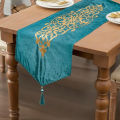 Luxury 3 PCs Table Runner Mat Set Velvet Fabric And Very Attractive. 
