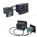 Ukulele Ukelele Uke Piezo Pickup Preamp 3-Band EQ Equalizer Tuner System with LCD Display. 