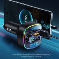 Bluetooth 5.3. FM Transmitter Handsfree Car Radio Modulator MP3 Player With 22.5W USB Super Quick Charge Adapter for Car.