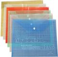 Clear Filing Document Bag - Plastic folders - Pack of 5. 