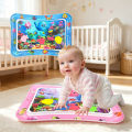 Baby Water Play Mat Inflatable Cushion PVC Infant Tummy Time Toddler Water Pad For Kids Early Education Developing Activity Toys. 