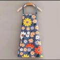 Kitchen flower print apron waterproof men woman. 