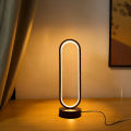 LED Ring Desk Lamp USB 3-color Dimmable USB Modern creative Night Light Reading Table Lamp Bedroom Home Room ecoration. 