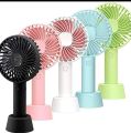 Mini Portable Handheld USB Rechargeable Fan - 3 Modes. 