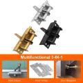 New 3 In 1 Heavy Duty Automatic Door Closer,Spring Hinges,90 Degree Positioning Door Stopper for Commercial/Residential Doors. 