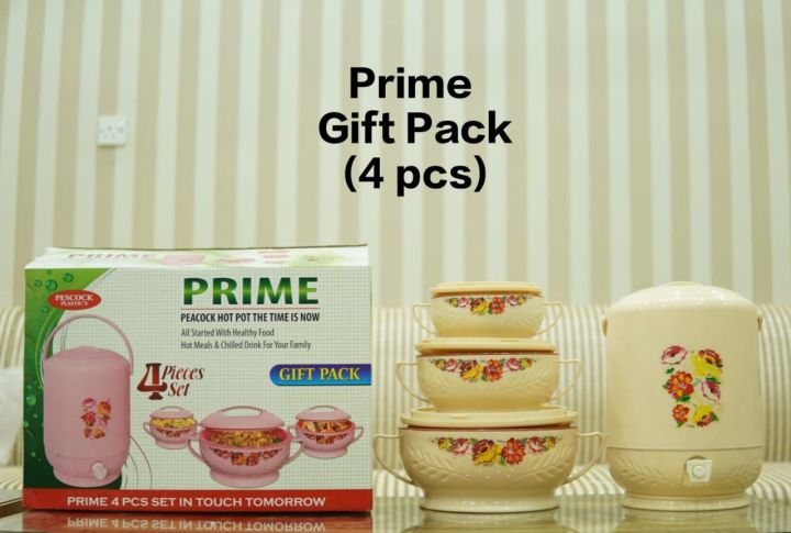 Hotpot and Cooler Set Gift Pack 4 Pieces Multicolor Hot Pot Set and Cooler
