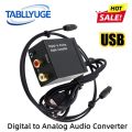Coaxial Optical Fiber Digital To Analog Audio Converter Digital In to Analog Out For RCA SPDIF Digital Audio Decoder Amplifier.