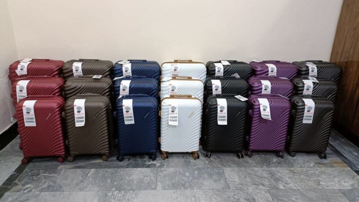 IT luggage 3 piece set (20/24/28) Hard Fiber Suitcase For Traveling