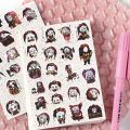 60PCS The Freak Circus Anime Stickers Water Cup Phone Case Computer Backpack Cabinet DIY Self-Adhesive Waterproof Sticker.