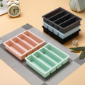 Strip-shap Ice Cube Trays Giant Silicone Ice Cubes Square Tray Mold Non-toxic Durable Wine Ice Cube Easy-Release Ice Cube Molds. 
