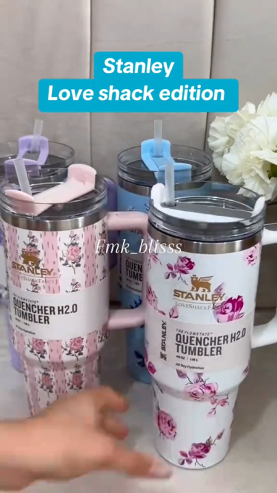 Stanley x LoveShackFancy Quencher H2.O Flowstate™ Tumbler with Straw ...