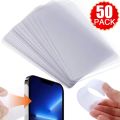 1-50PCS Plastic Card Phone Screen Opener Ultra Thin Flexible Pry Removal Tool Clear Repair Tools for Mobile Tablet LCD Screen. 