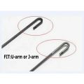 1Pc Car Windshield Wiper Blades U-type Universal Soft  Frameless Bracketless Car Wipers. 