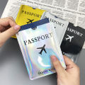 Aluminum foil passport protective case, anti-magnetic and anti-theft brush, laser aircraft version passport holder A-DH. 