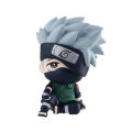 9.5cm Anime Figure Uzumaki Naruto Kakashi Uchiha Sasuke Itachi Kawaii Toy Q Figural Car Decoration PVC Model Gift. 