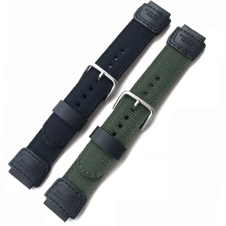 18mm%20Nylon%20Watch%20Strap%20for%20Casio%20for%20G-SHOCK%20W800H%20Black%20Green%20Bracelet%20SGW400%20F91W%20F84%20F105/108/A158/168%20AE1200/1300%20Men%20Bands%20-%20Image%207