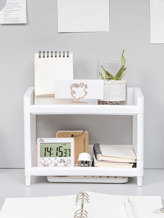 1PC%20PP%20Desktop%20Double%20Layer%20Storage%20Rack%20Rectangular%20White%20Organizing%20Student%20Desk%20Office%20Cosmetics%20Stationery%20-%20Image%202